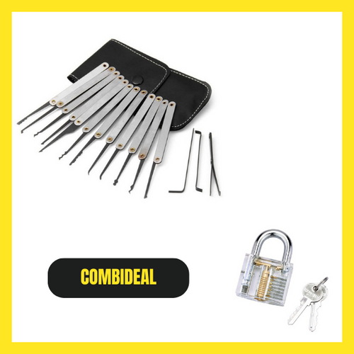 Goso 15-teiliges Lockpick-Set mit kostenlosem Übungsschloss!