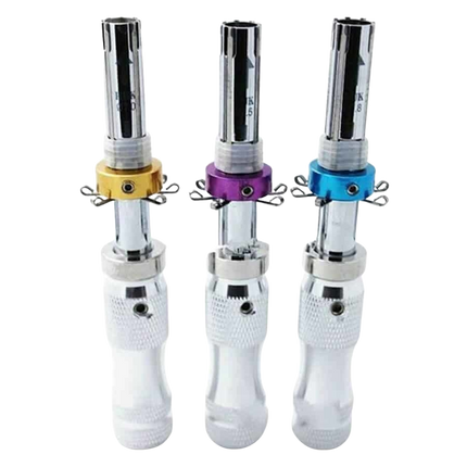 HUK Tubular Pick 7-Pin (Set aus 3 Stück: 7,0 mm, 7,5 mm, 7,8 mm)
