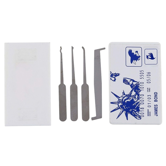 Kreditkarten-Lockpick-Set – 5-teilig
