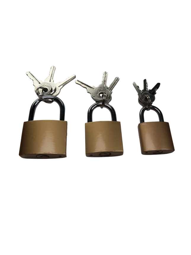 3-teiliges Vorhängeschloss-Set