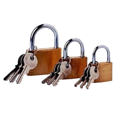 3-teiliges Vorhängeschloss-Set