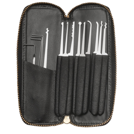 Southord PXS-14 Lockpick-Set mit transparentem Übungsschloss!