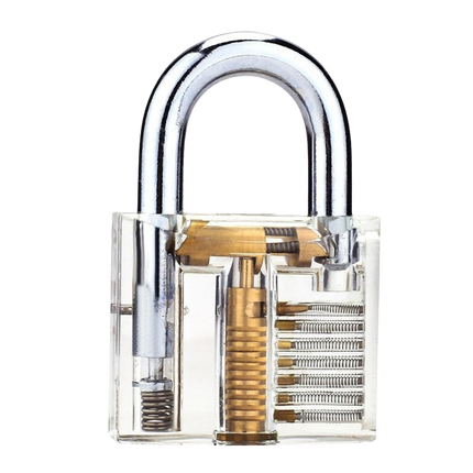 Southord PXS-14 Lockpick-Set mit transparentem Übungsschloss!