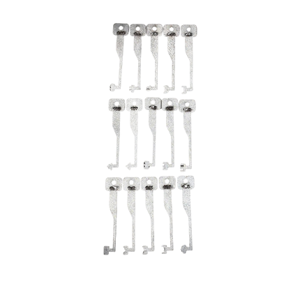 15-teiliges Lockpick-Set für (alte) Buntbartschlösser – 3 Zuhaltungen
