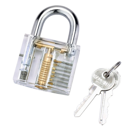 Southord PXS-14 Lockpick-Set mit transparentem Übungsschloss!