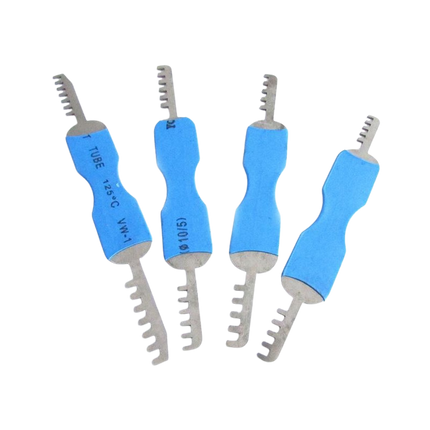 Goso Comb Picks (4-teilig) – Für doppelseitige Vorhängeschlösser