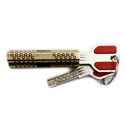Goso 17-teiliges Dimple-Lockpick-Set – Inklusive transparentem Übungsschloss (Pro)