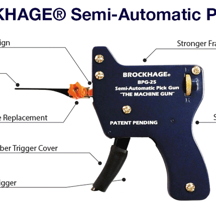 Brockhage BPG-25 Halbautomatische Lockpick Gun