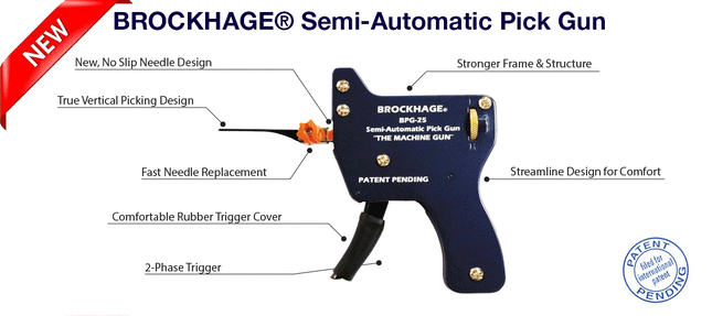 Brockhage BPG-25 Halbautomatische Lockpick Gun