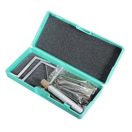 Goso 17-teiliges Dimple-Lockpick-Set – Inklusive transparentem Übungsschloss (Anfänger)