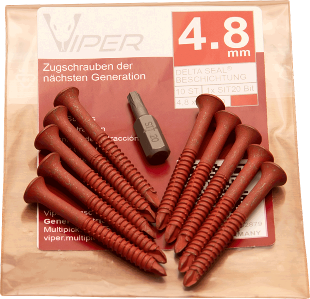 V-PRO Zugschrauben 4,8 mm (10 Stück) – Multipick