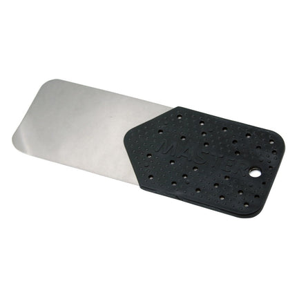 Türfallenkarte mit schwarzem Griff